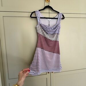 Miaou Purple Ginger Mini Dress